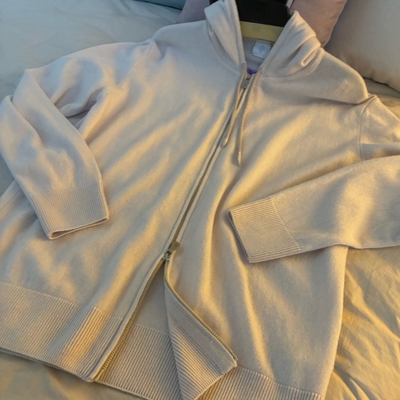 Eleventy ivory Zip-Up Sweater - Picture 4 of 16